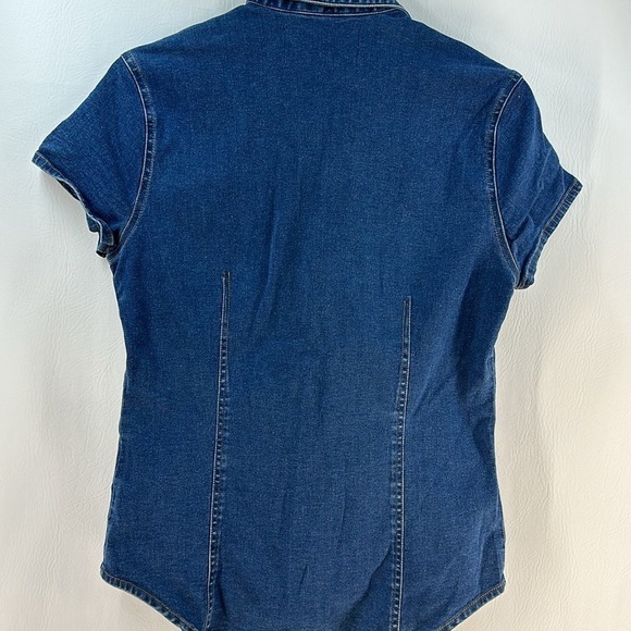 Harley-Davidson Button Down Denim Shirt, S - Picture 4 of 8